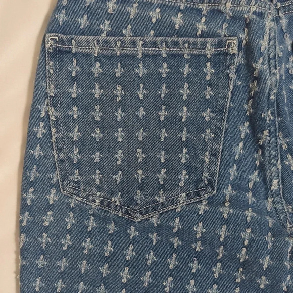 PacSun Distressed Dad Jeans, Color Medium Blue Size 23 - Picture 14 of 16